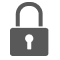 Icon illustration of a paddlock